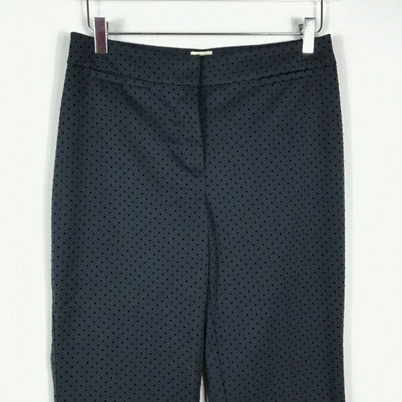 Talbots Heritage Swiss Dot Straight Leg Pants Sz 4 - Picture 2 of 8